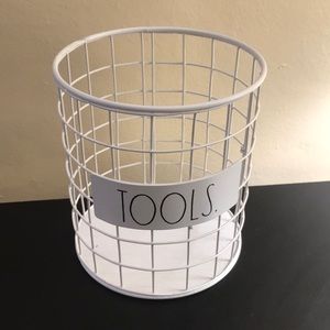 Rae Dunn White Tools Basket